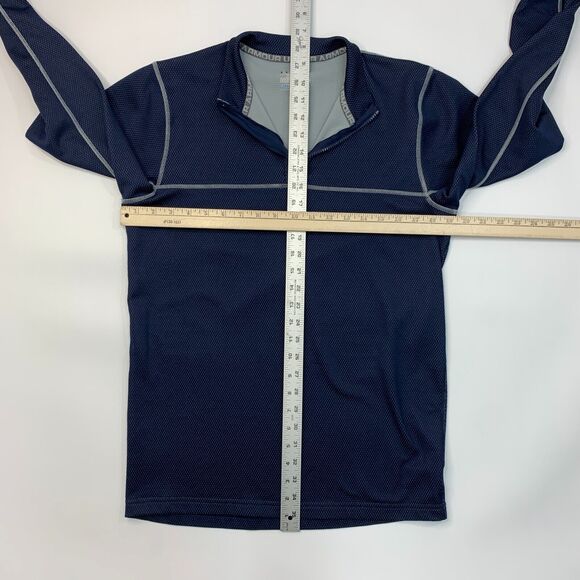Under Armour ColdGear Sweatshirt Mens M Medium Navy Quarter Zip Outdoor Training - Picture 6 of 13